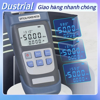 Máy đo công suất sợi quang ‑50 đến +26dbm 10 bước sóng kiểm tra cáp giao diện 2.5mm có đèn LED Dustrial