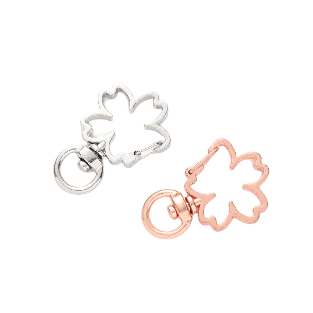 Bộ 10 móc khóa SayMakerLace hình bông hoa anh đào xinh xắn