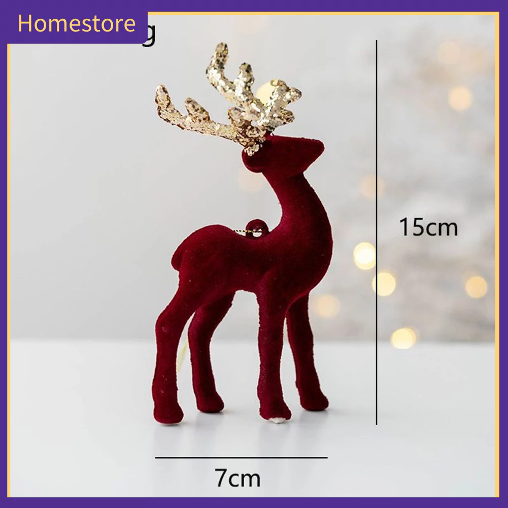 1 Tuần Lộc Giả Trang Trí Giáng Sinh đồ trang trí noel