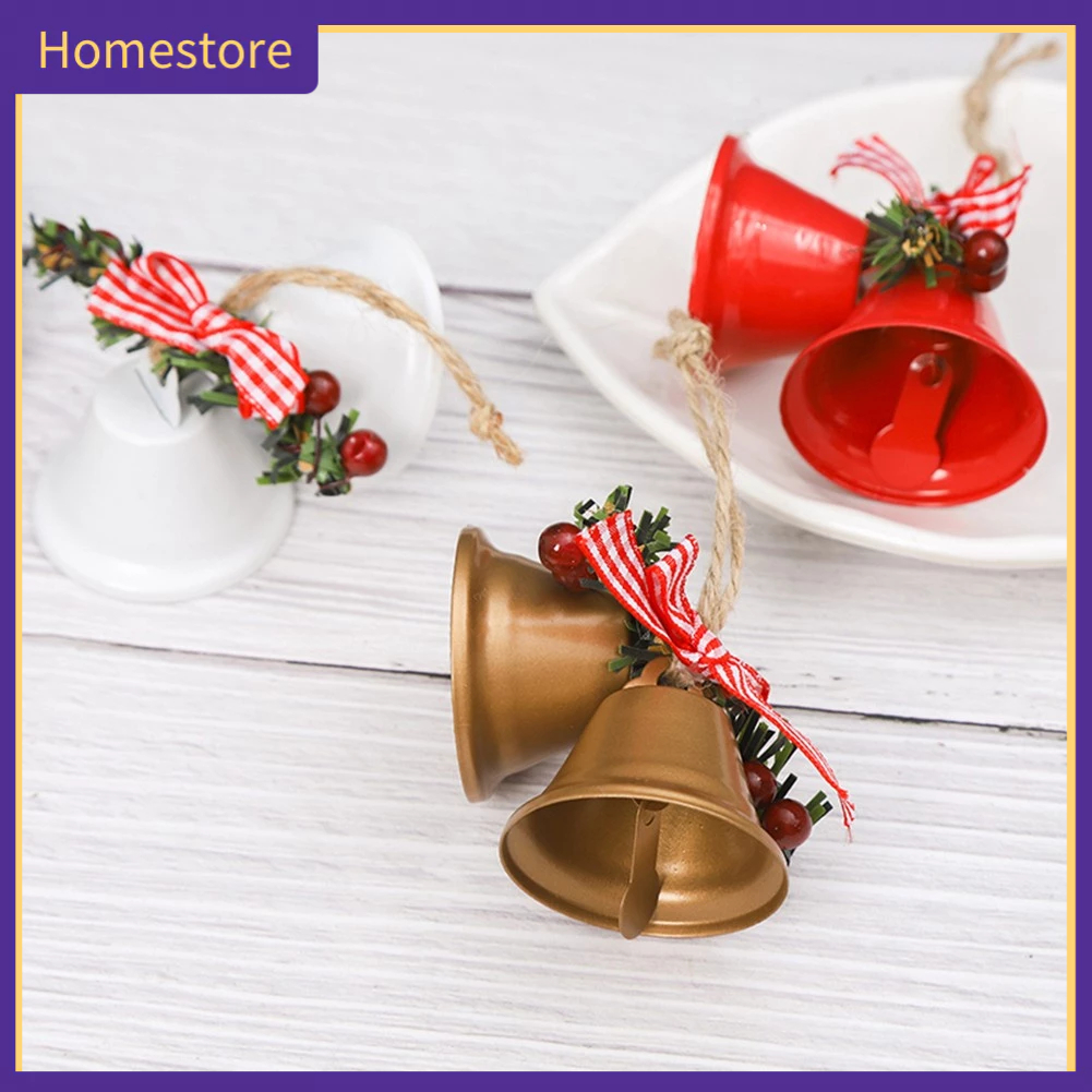 Chuông Kim Loại Treo Trang Trí Cây Thông Noel