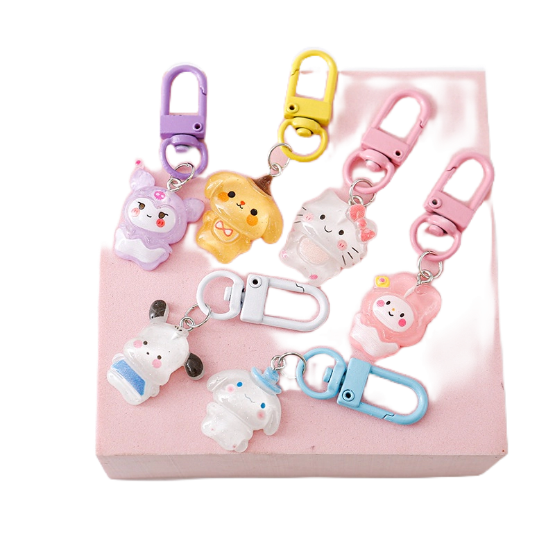 Móc Khóa Hình Sanrio Hello Kitty Dễ Thương Dành Cho Cặp Đôi / Airpods / Điện Thoại Mới