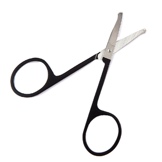 < Kqdsp > (Hàng Mới Về) Kéo Cắt Tỉa Lông Mày / Mũi Đầu Tròn Bằng Thép Không Gỉ