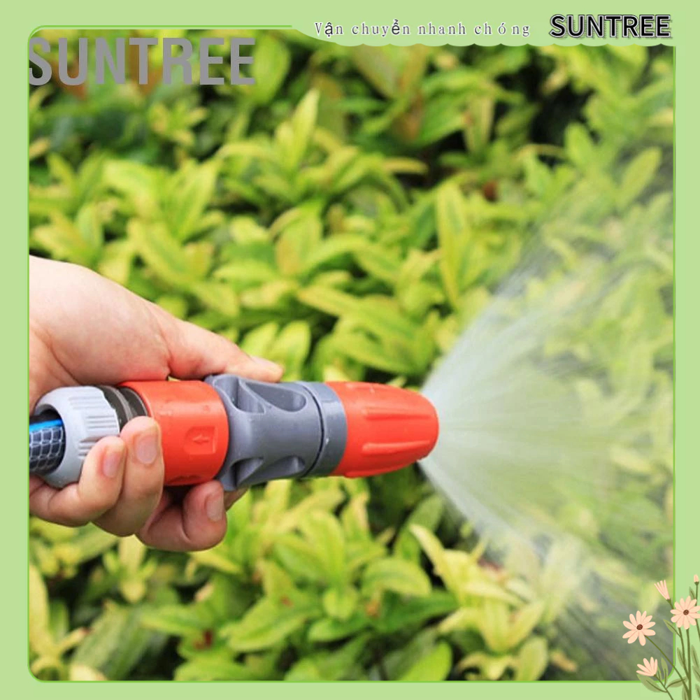 SUNTREE Vòi tưới vườn bằng nhựa kết nối Phụ kiện lắp ống nước Adapter để rửa xe