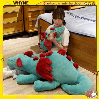 Gấu bông khủng long thú nhồi bông hình khủng long đáng yêu mềm mại whyme