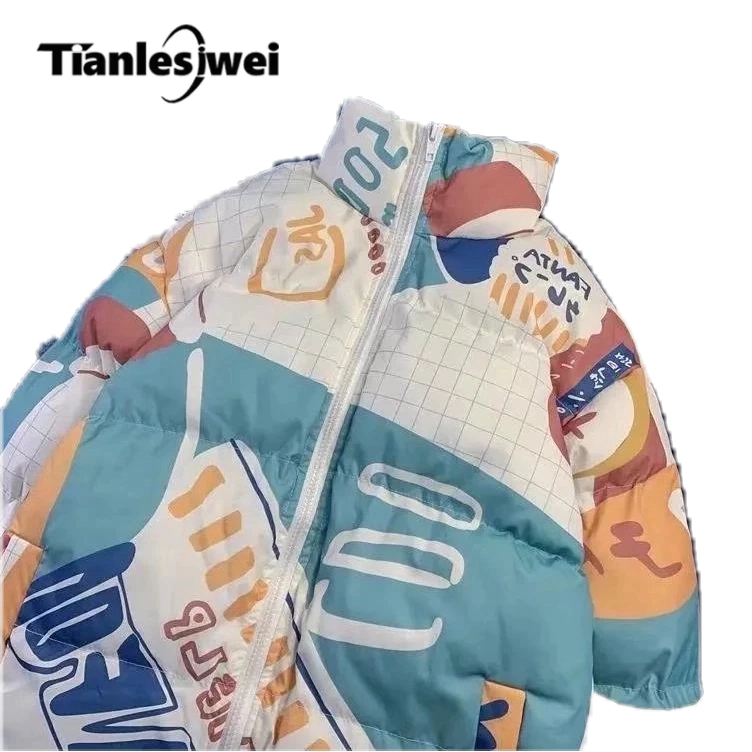 Áo Khoác cotton Giữ Ấm Sợi cotton Cao Cấp Thời Trang Thường Ngày Có Thể Giặt Được Cho Cặp Đôi