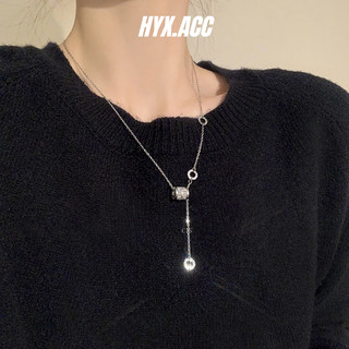 Vòng cổ nữ Vòng cổ tròn may mắn sáng bóng Vòng cổ tua rua