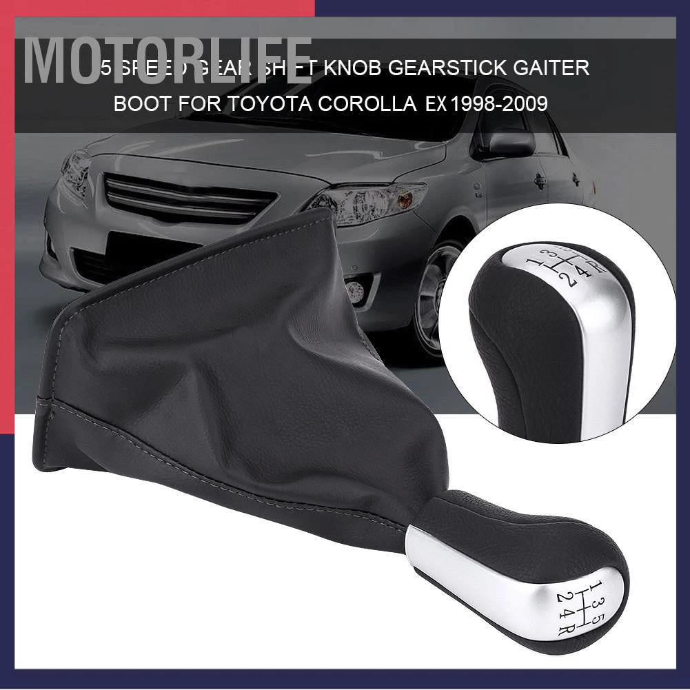 Motorlife Núm chuyển số 5 tốc độ Gearstick Tem Mạc Khởi động cho Toyota Corolla ex 1998-2009