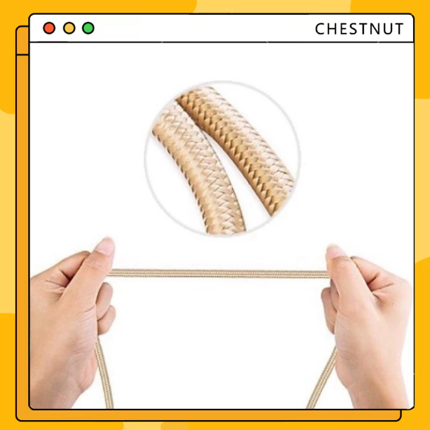 Dây Cáp Sạc Dây Dù dài 1m Cho Phụ Kiện Tai nghe Bluetooth Pin Dự Phòng -CT