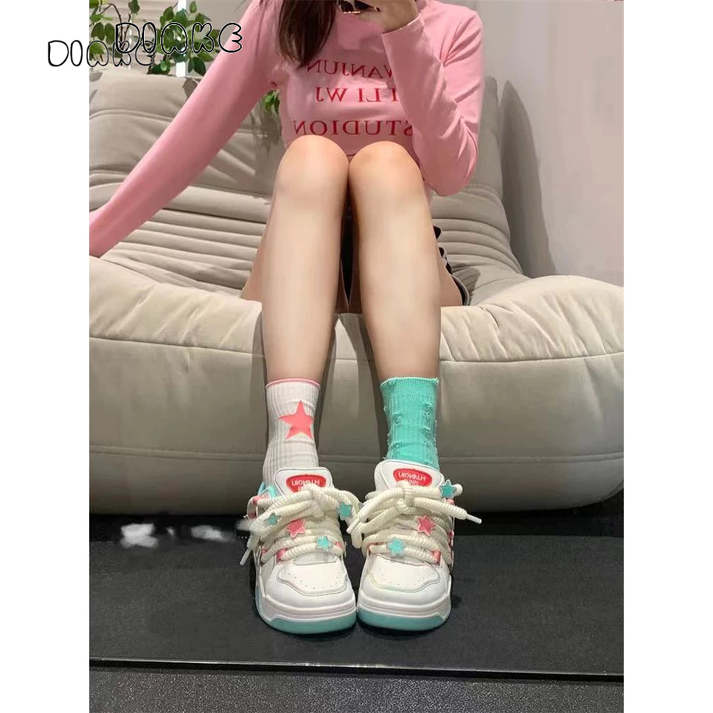 Giày Sneaker Vải Smile Đáng Yêu Đế Bằng Phối Dây Bản To Giày Thể Thao Kiểu Nữ Mới 2023