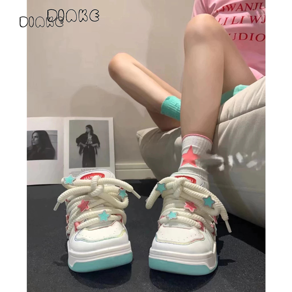 Giày Sneaker Vải Smile Đáng Yêu Đế Bằng Phối Dây Bản To Giày Thể Thao Kiểu Nữ Mới 2023