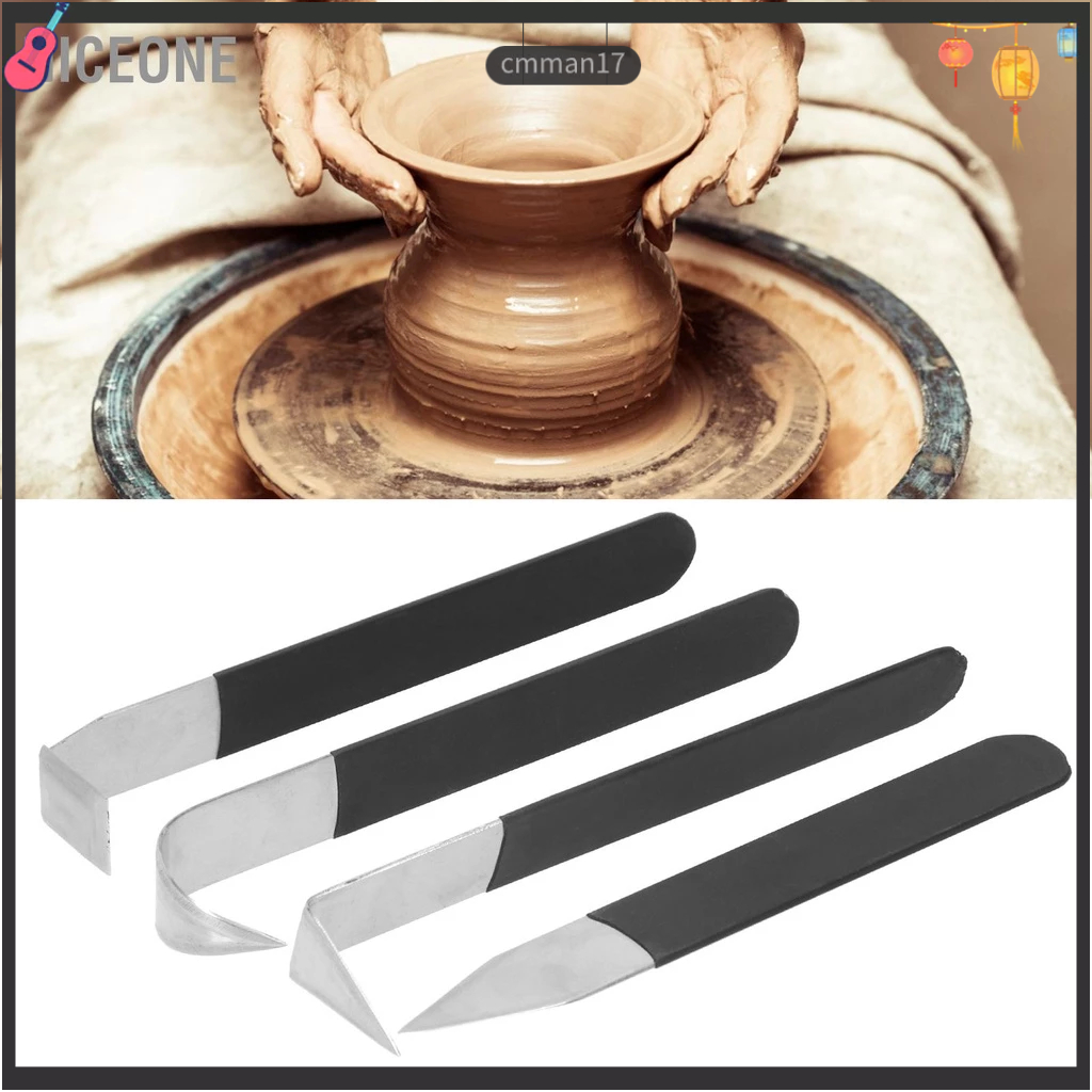 NiceOne 4 Dụng Cụ Điêu Khắc Đồ Gốm Dao Cắt Tỉa Làm Bằng Tay Đất Sét Nghệ Thuật Thủ Công Mô Hình cmman