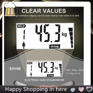 ⭐Máy Đo Cường Độ Mạnh Cầm Tay 396lbs / 180kg Màn Hình lcd Kỹ Thuật Số