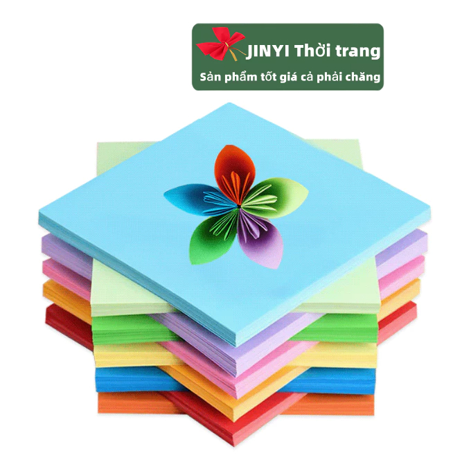 Set 100 Tấm  Origami Nhiều Màu Sắc