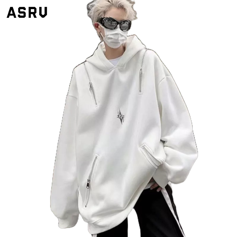 Hàng Mới Về asrv Áo Hoodie Màu Trơn Phong Cách Âu Mỹ Thời Trang Cao Cấp Cho Nam