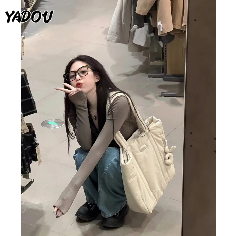 Yadou Túi tote Vải nylon Sức Chứa Lớn Đa Chức Năng Hàng Có Sẵn Giao Hàng