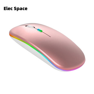 Elec Space Chuột Không Dây bluetooth Có Đèn led Nền Sạc Lại Được Cho pc laptop