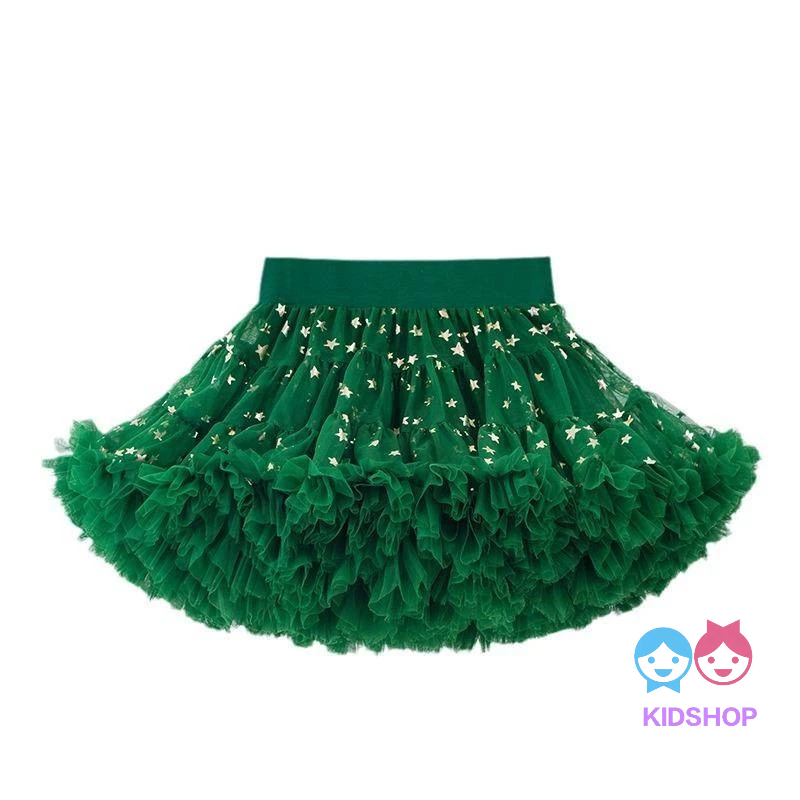 Bộ Áo Khoác sweater Dệt Kim + Chân Váy Lồi Màu Xanh Lá Cây Thời Trang Thu Đông Phong Cách Mới Dành Cho Trẻ Em Mùa Giáng Sinh