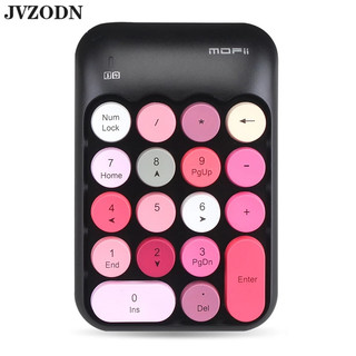 Bàn phím số điện tử JVZODN không dây 18 phím 2.4g tiện lợi