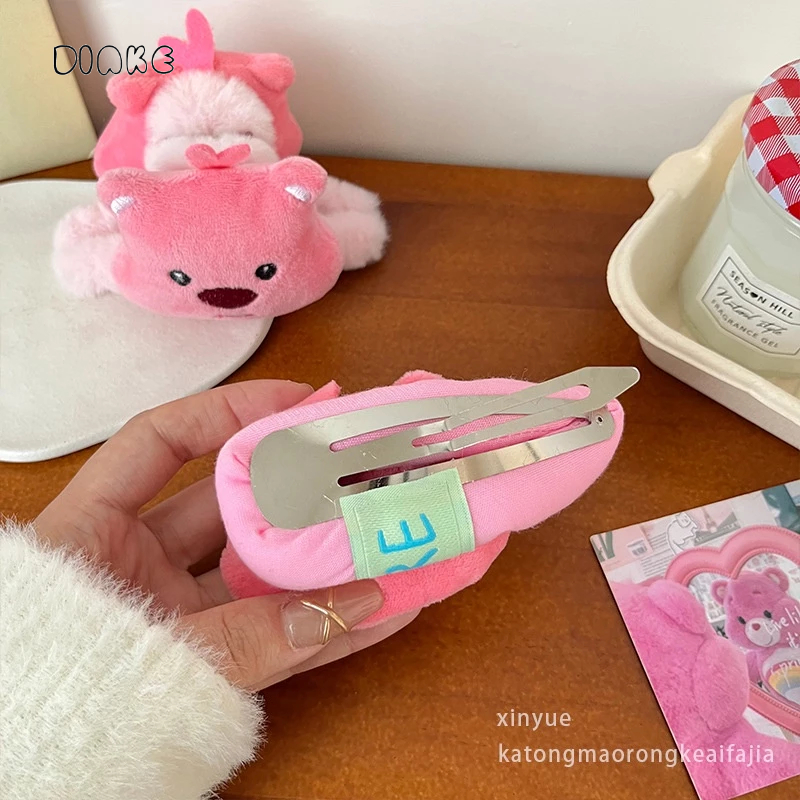 Kẹp Tóc Hình Cá Mập Phủ Lông Thời Trang Thu Đông Cho Nữ