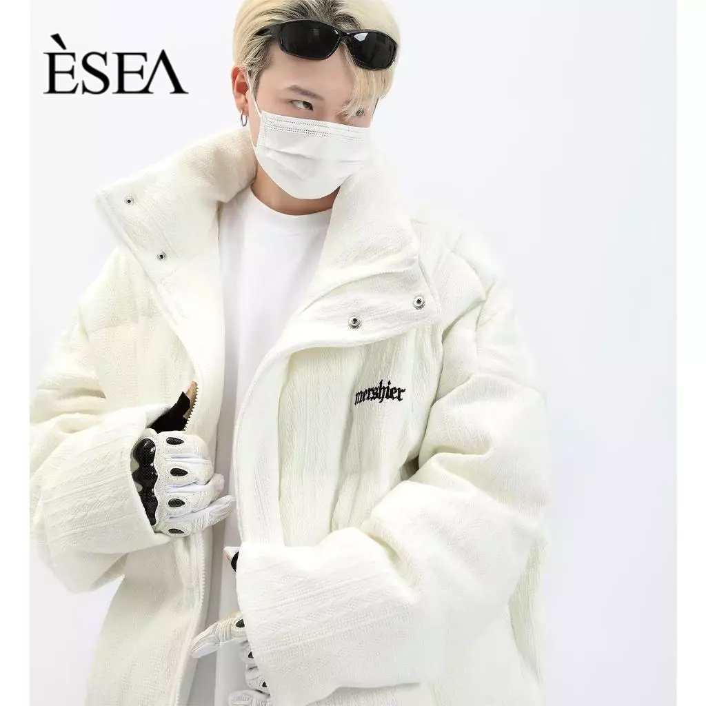 Esea Áo Khoác Dáng Rộng Dày Dặn Phong Cách harajuku Nhật Bản Thời Trang Thu Đông Cho Nam Và Nữ