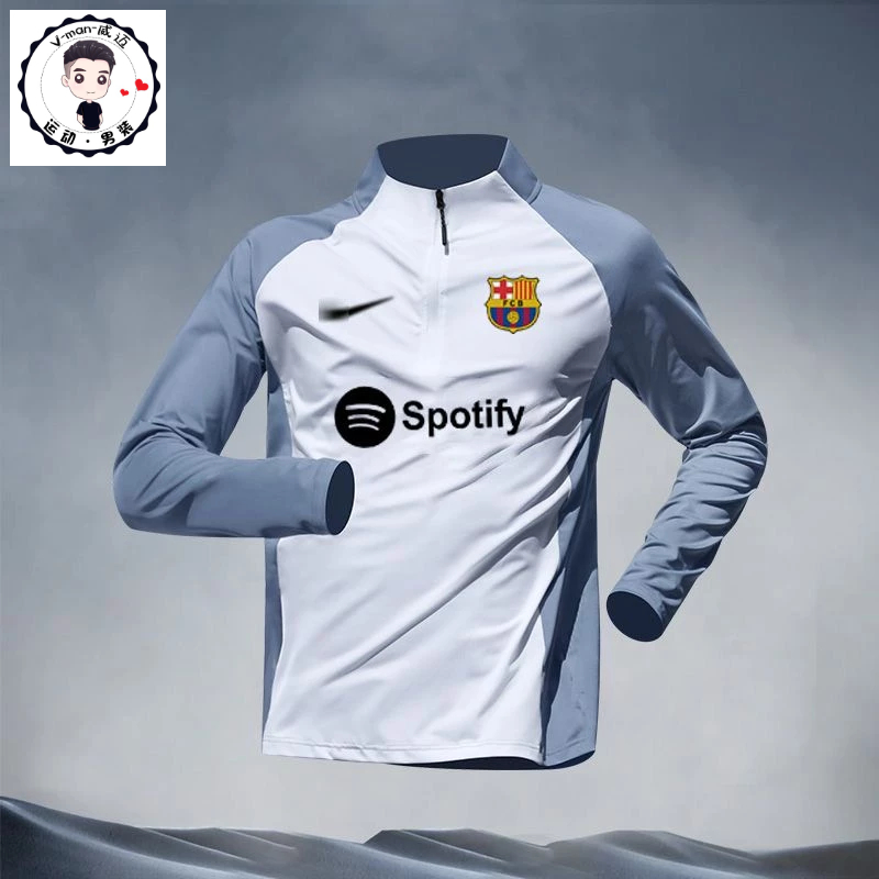 Set Đồ Thể Thao Dài Tay Có Khóa Kéo Thời Trang Năng Động Cho Nam