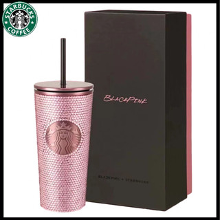 Insulated Reusable Starbucks BLACKPINK Diamond Durian Cup 24oz Capacity