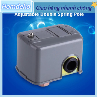 Công tắc điều khiển áp suất máy bơm nước có thể chỉnh cực lò xo đôi Homdeko