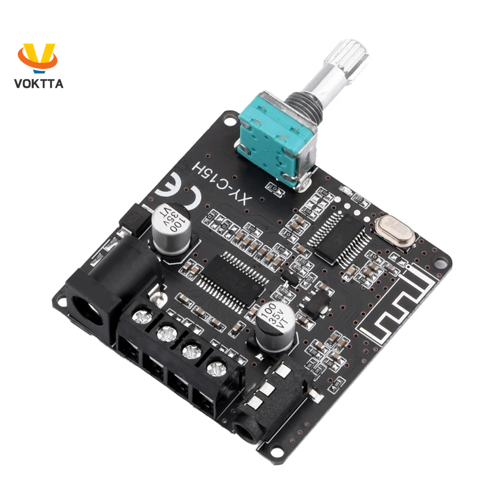 Bảng Mạch Khuếch Đại Âm Thanh bluetooth 5.0 Không Dây mini xy c15h 20wx2
