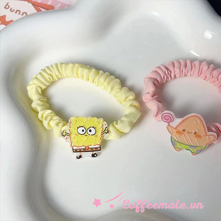 ⚡CM⚡]Dây Cột Tóc Cao Su Co Giãn Hình Bọt Biển Dễ Thương
