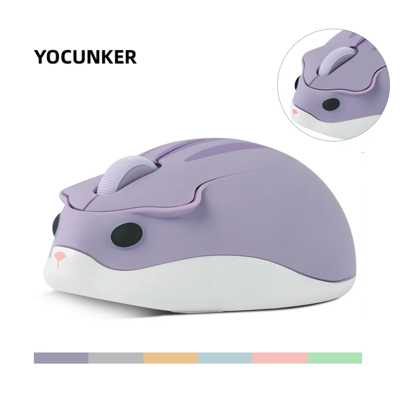 YOCUNKER Dễ Thương Chuột hamster Không Dây bluetooth usb 2.4 ghz