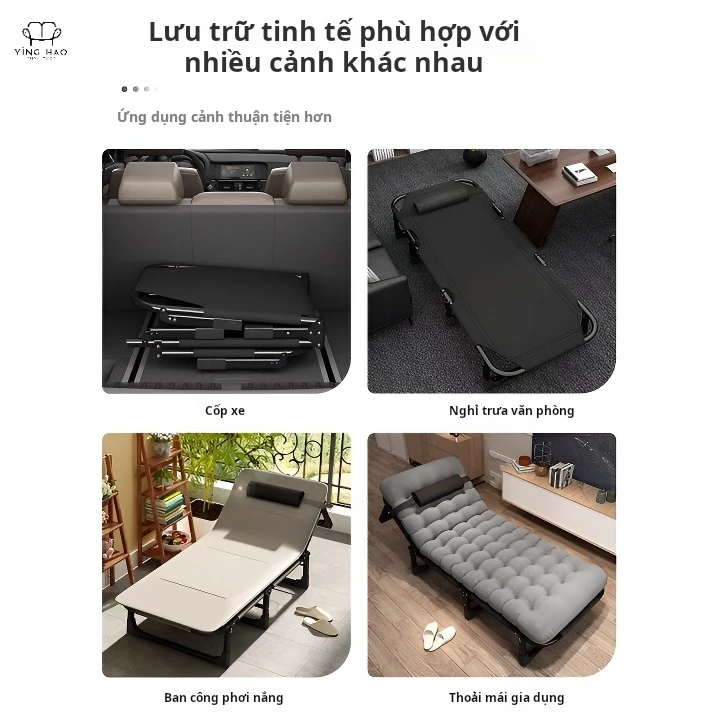 YING HAO Giường gấp đa chức năng di động,Giường đơn mở rộng đơn giản,Ghế văn phòng