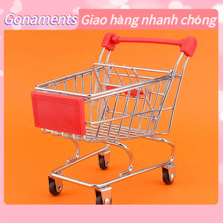 * 1 xe đẩy siêu thị mini đồ chơi cho bé gonaments