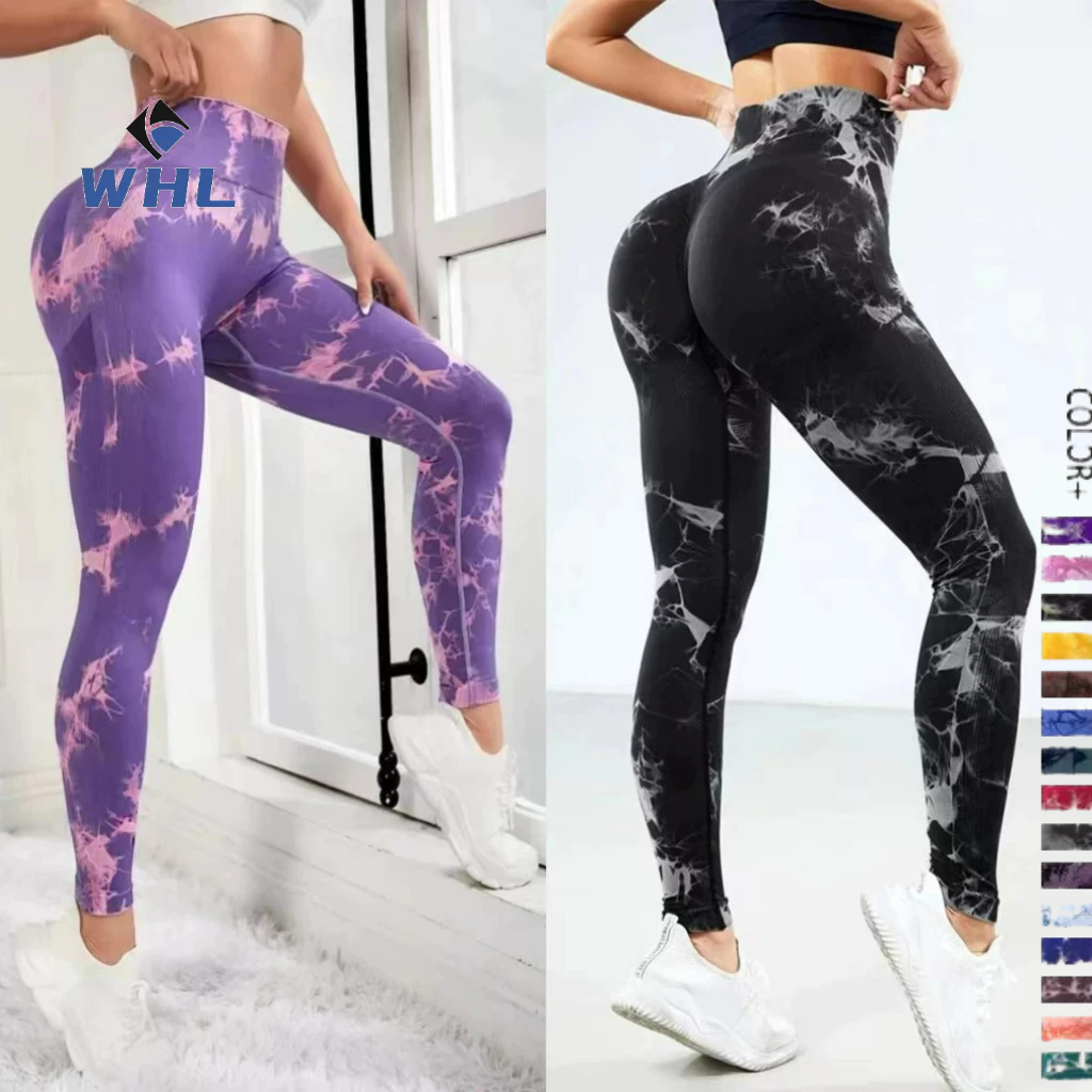 Quần Legging Tập yoga / Thể Dục Bằng nylon Nhuộm Màu Không Đường May Lưng Cao Cho Nữ
