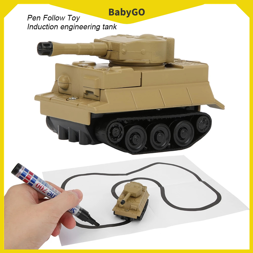 ● BabyGo Cảm Ứng Vẽ Đường Sau Robot Xe Bút Theo Đồ Chơi Trẻ Em Giáo Dục