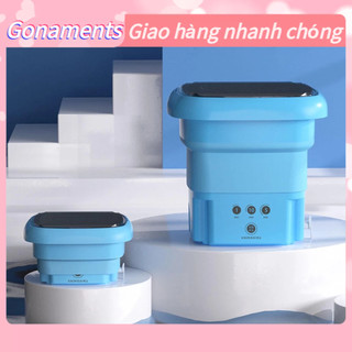 Máy giặt mini gấp gọn, máy giặt đồ lót, tất vớ, giặt đồ cho bé dung Gonaments