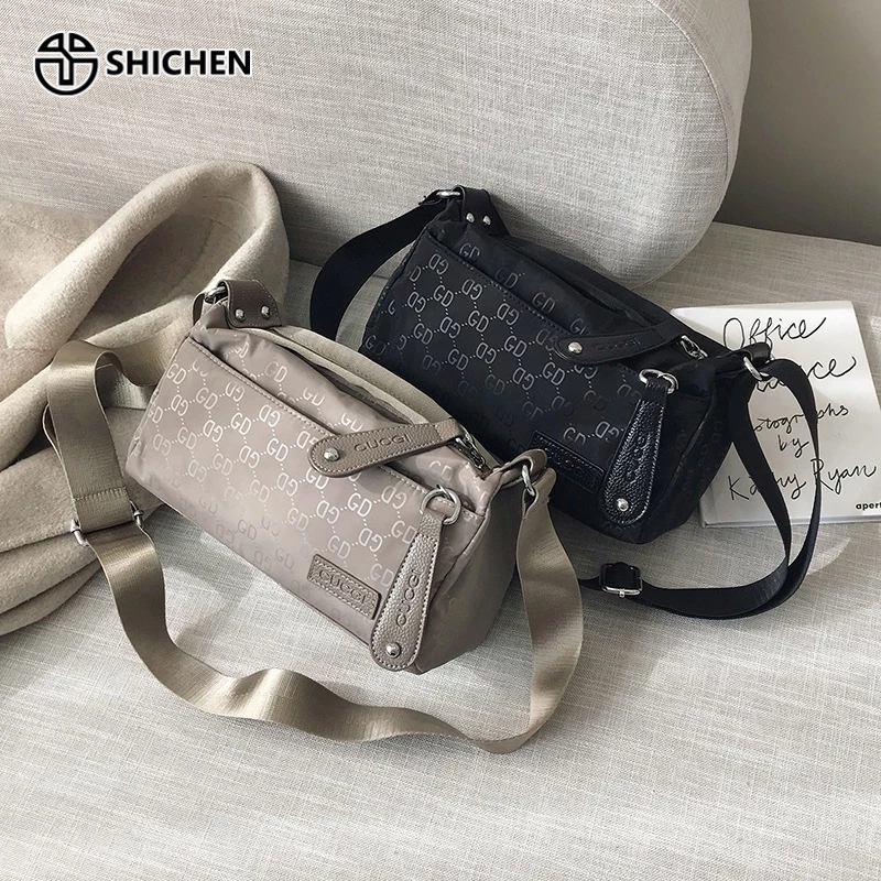 SHI CHEN Túi Đeo Chéo Chống Thấm Nước Bằng Nylon Thời Trang Dành Cho Nữ