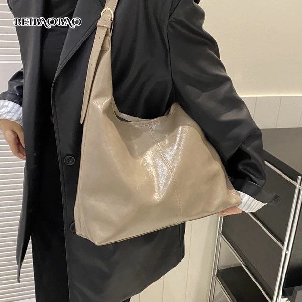 BEIBAOBAO Túi tote Đeo Vai Sức Chứa Lớn Phong Cách Đơn Giản Hợp Thời Trang Và Đa Năng Mới