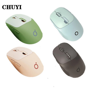 CHUYI  Chuột Không Dây bluetooth 2.4g Màu Hồng Dễ Thương Nhẹ Nhàng Thoải Mái Có Thể Sạc Lại Cho pc laptop notebook