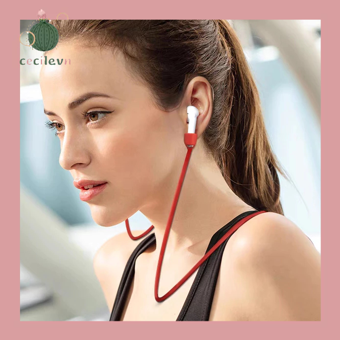 Dây cao su mềm Chống thất lạc Dây đeo tai nghe thể thao ngoài trời Airpods 1 2 -CE