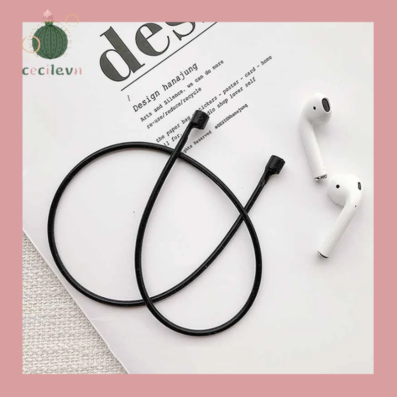 Dây cao su mềm Chống thất lạc Dây đeo tai nghe thể thao ngoài trời Airpods 1 2 -CE