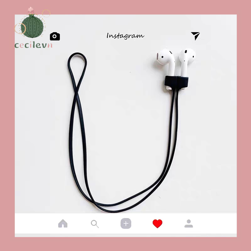Dây cao su mềm Chống thất lạc Dây đeo tai nghe thể thao ngoài trời Airpods 1 2 -CE