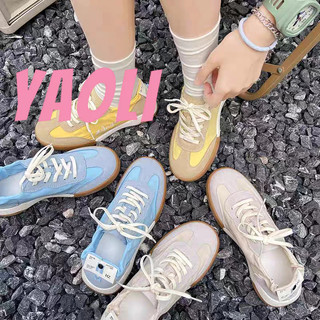 YAOLI Giày Thể Thao Đế Mềm Phong Cách Retro Đức Cho Nữ