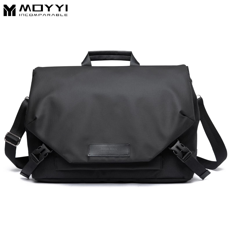  【MOYYI  Túi Đeo Chéo Vải oxford Chống Thấm Nước Sức Chứa Lớn Thời Trang Cho Nam 