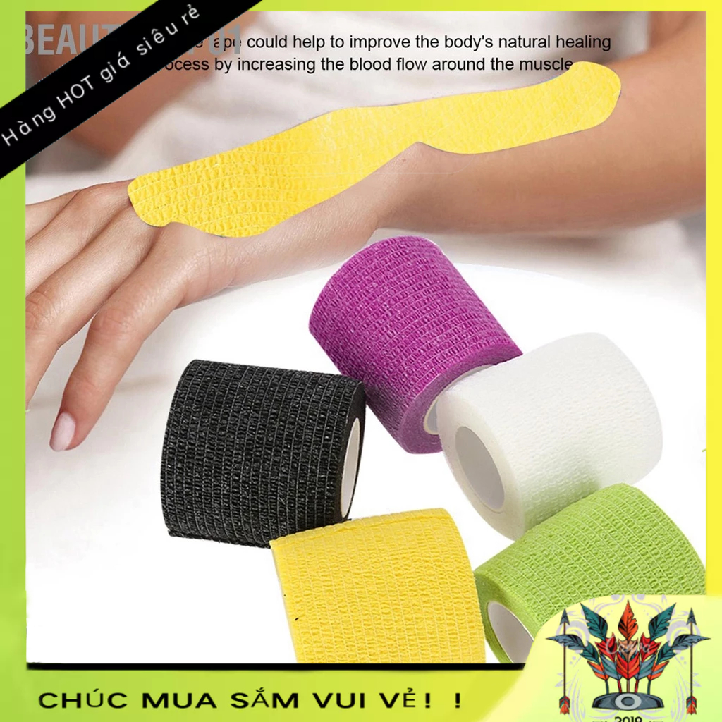 Băng keo dán cơ thể thao bằng thun cotton