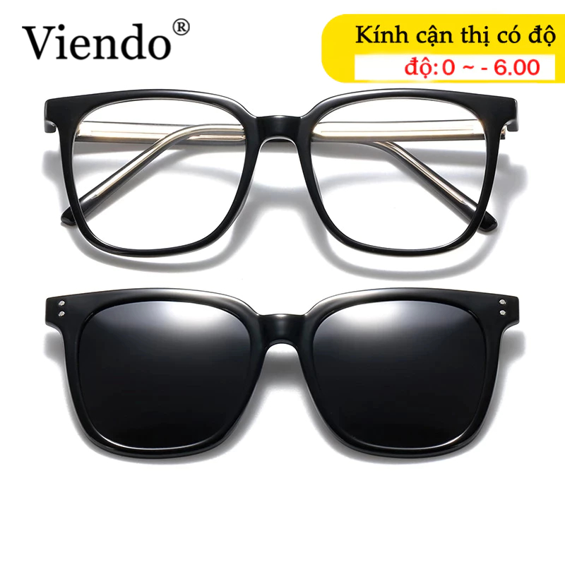 VIENDO Kính Mát Gọng Nam Nữ Kính Cận Có Độ Chống Tia UV 2 Trong 1 Thích Hợp Cho Đi Xe Đạp/Ngoài Trời/Thể Thao/Lái Xe/Du Lịch
