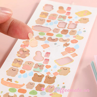 ⚡CM⚡Miếng Dán Trang Trí Hình Gấu Đáng Yêu DIY