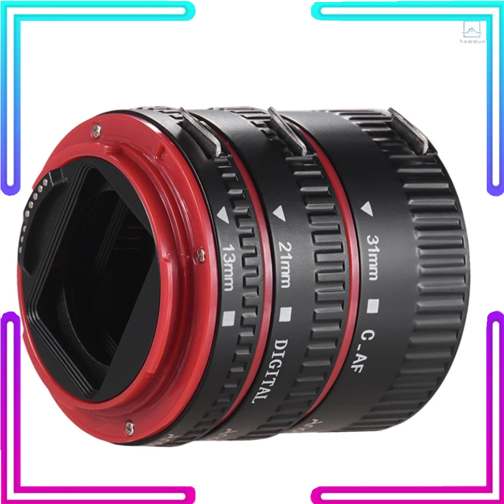 Andoer Vòng Nối Mở Rộng Ống Kính Máy Ảnh af macro 13mm + 21mm + 31mm Cho canon eos ef-s canon 60d 7d 5d ii 550d #homevn