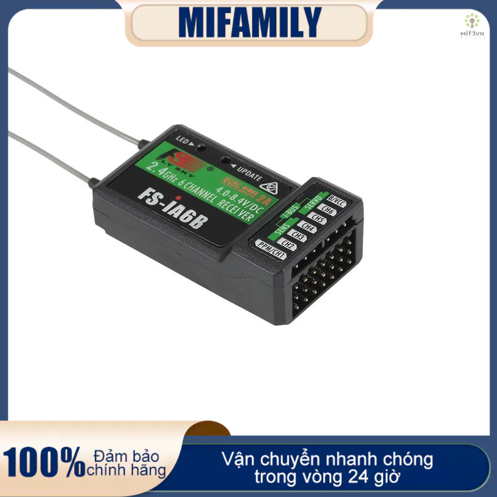 Thiết Bị Nhận Tín Hiệu flysky fs-ia6b 6ch 2.4g ppm Cổng ibus flysky i4 i6 i10