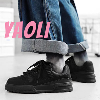 YAOLI Giày Thể Thao Lưới Thoáng Khí Đế Dày Tăng Chiều Cao Phong Cách Mới Cho Nam