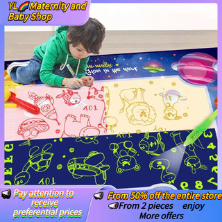 Thảm vẽ ma thuật bằng vải canvas 100 * 80cm phát sáng dành cho trẻ em